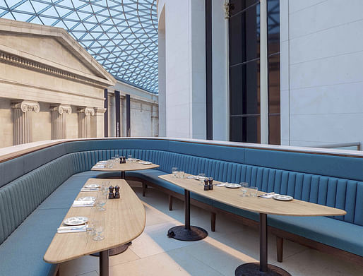 British Museum - Great Court Restaurant in London, UK by Softroom (Softroom was also recently featured in Archinect's popular Studio Visits series)