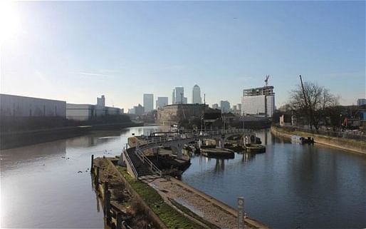 Stepping out: the path roughly follows the Meridian from the O2 Arena, past Canary Wharf, above, to the Olympic Park in Stratford (The Telegraph; Photo: Handout)