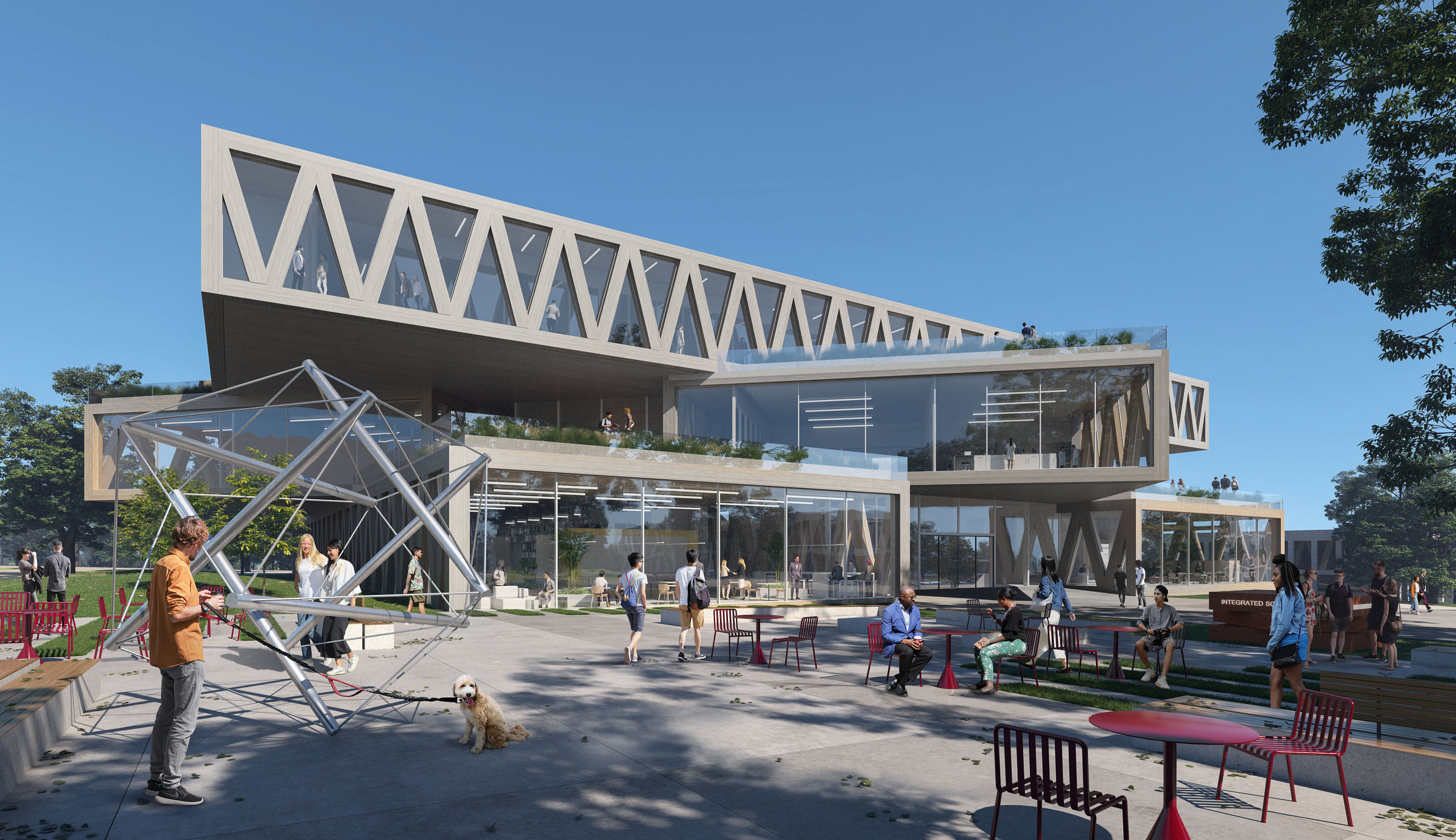 BIG shares images of science center progress at Claremont McKenna ...