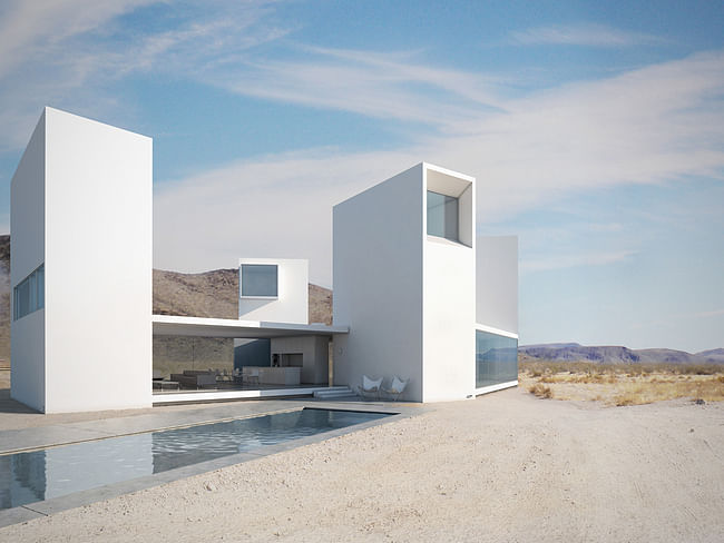 Four Eyes House; Coachella Valley, CA by Edward Ogosta Architecture (Image: Edward Ogosta Architecture)