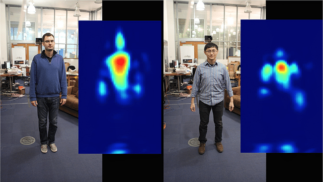 The technology detects human bodies and their movements (image via fastcompany)