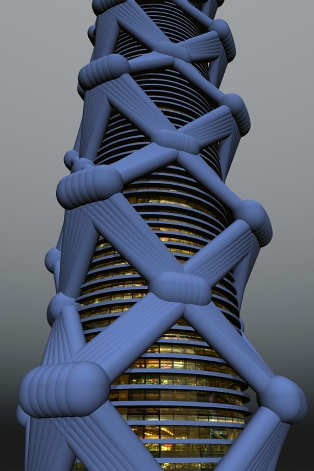 Twisting tower 4AD
