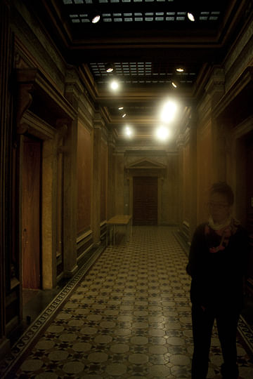 Haunting Interior of the more decadent and classical Finnish National Archives via A.D.Morley & J.A.Wong 