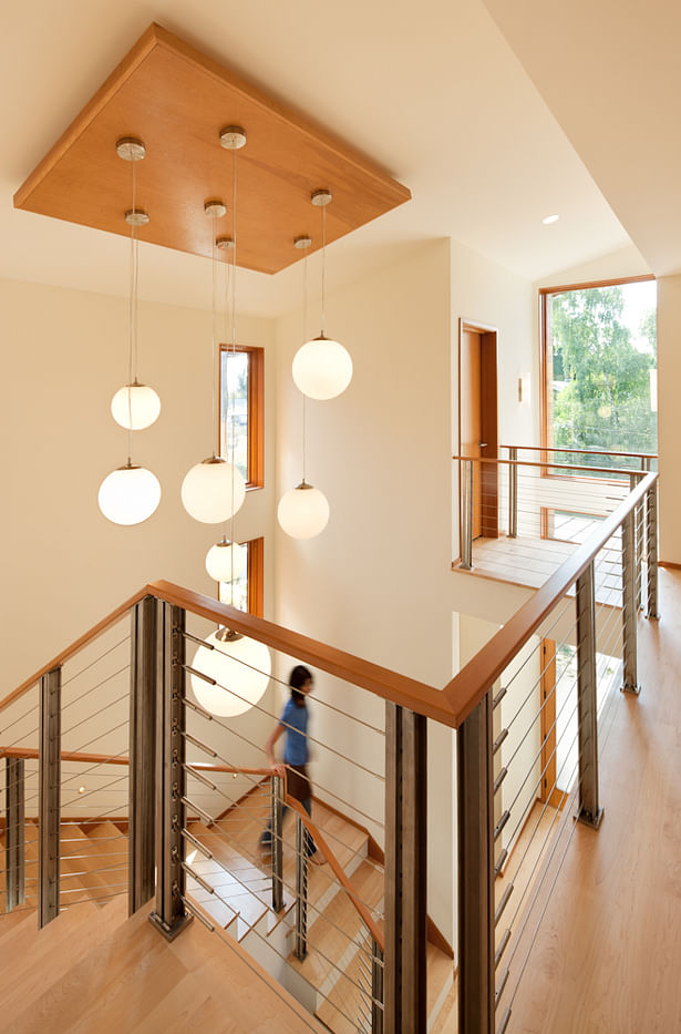 Green Lake Residence staircase