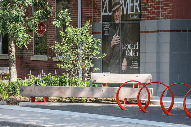 Bike racks throughout