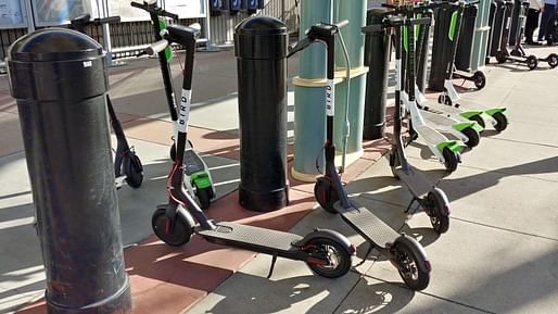 Bird electric scooters. Image: CNET.