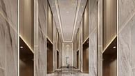 Luxury Interior Design for Elevators and Hallway by Antonovich Group