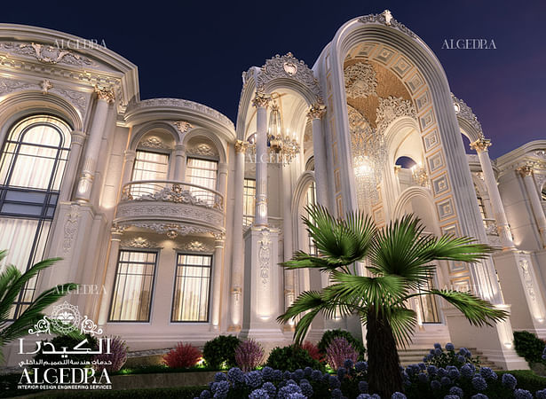 Luxury palace exterior design