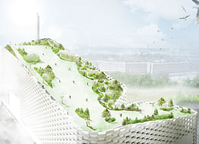 BIG's Copenhagen waste-to-energy plant is finally getting the promised ski slope and rooftop park