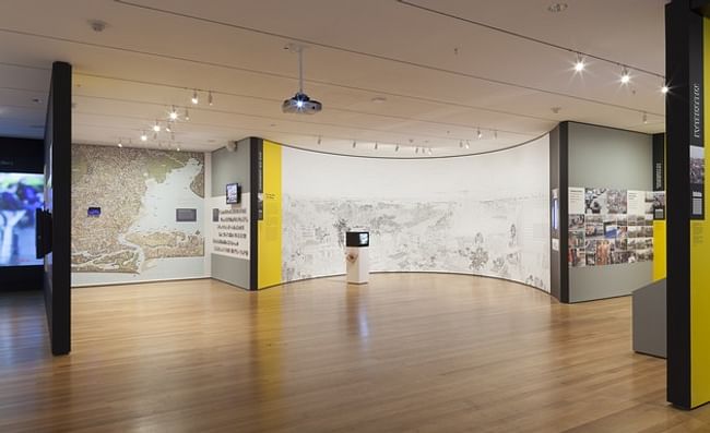 Installation view of Uneven Growth- Tactical Urbanisms for Expanding Megacities. 2014–May 10, 2015. © 2014 The Museum of Modern Art, New York. Photograph- Thomas Griesel