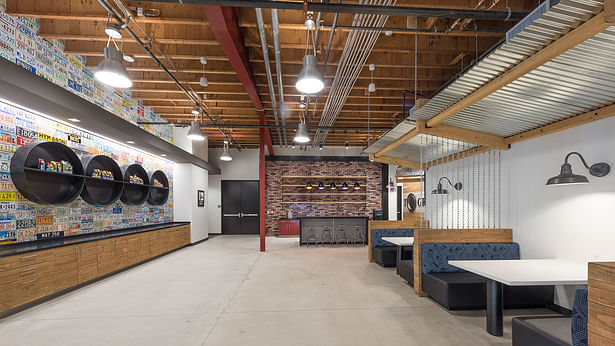 WD-40 Company Headquarters - 'Garage' gathering space Photo by Joel Zwink