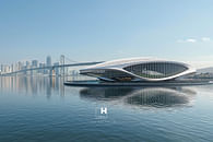 Superyacht Stadium floating on ocecan for World Cup and Olympic Games I Vo Huu Linh Architects
