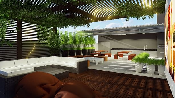 Terrace - Gourmet and living space