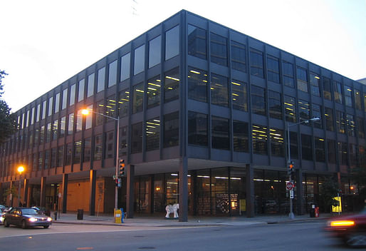 The Mies van der Rohe-designed Martin Luther King Jr. Memorial Library in Washington D.C. Photo by David Monack via wikipedia.org.