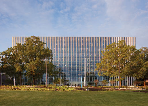 Arthur J. Altmeyer Federal Building in Woodlawn, MD. Image courtesy Kendall McCaugherty/©Hall+Merrick Photographers
