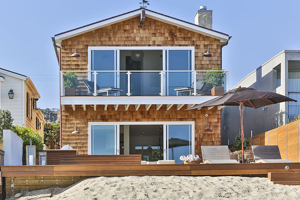 Beachfront exterior