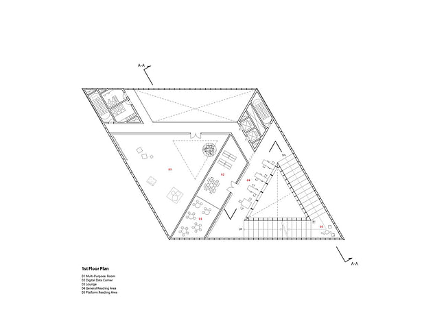 Floor plan - 1F (Image: studio SH)