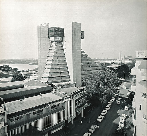 Rinaldo Olivieri: La Pyramide, Abidjan, Ivory Coast, 1968–1973. Photo courtesy of DAM.