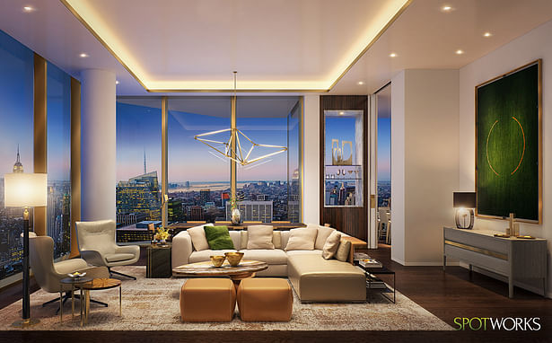 44 West 66th Street Living Room, New York