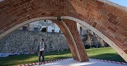Princeton and IE University team to build vaulted brick pavilion using AI and augmented reality