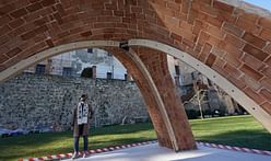 Princeton and IE University team to build vaulted brick pavilion using AI and augmented reality