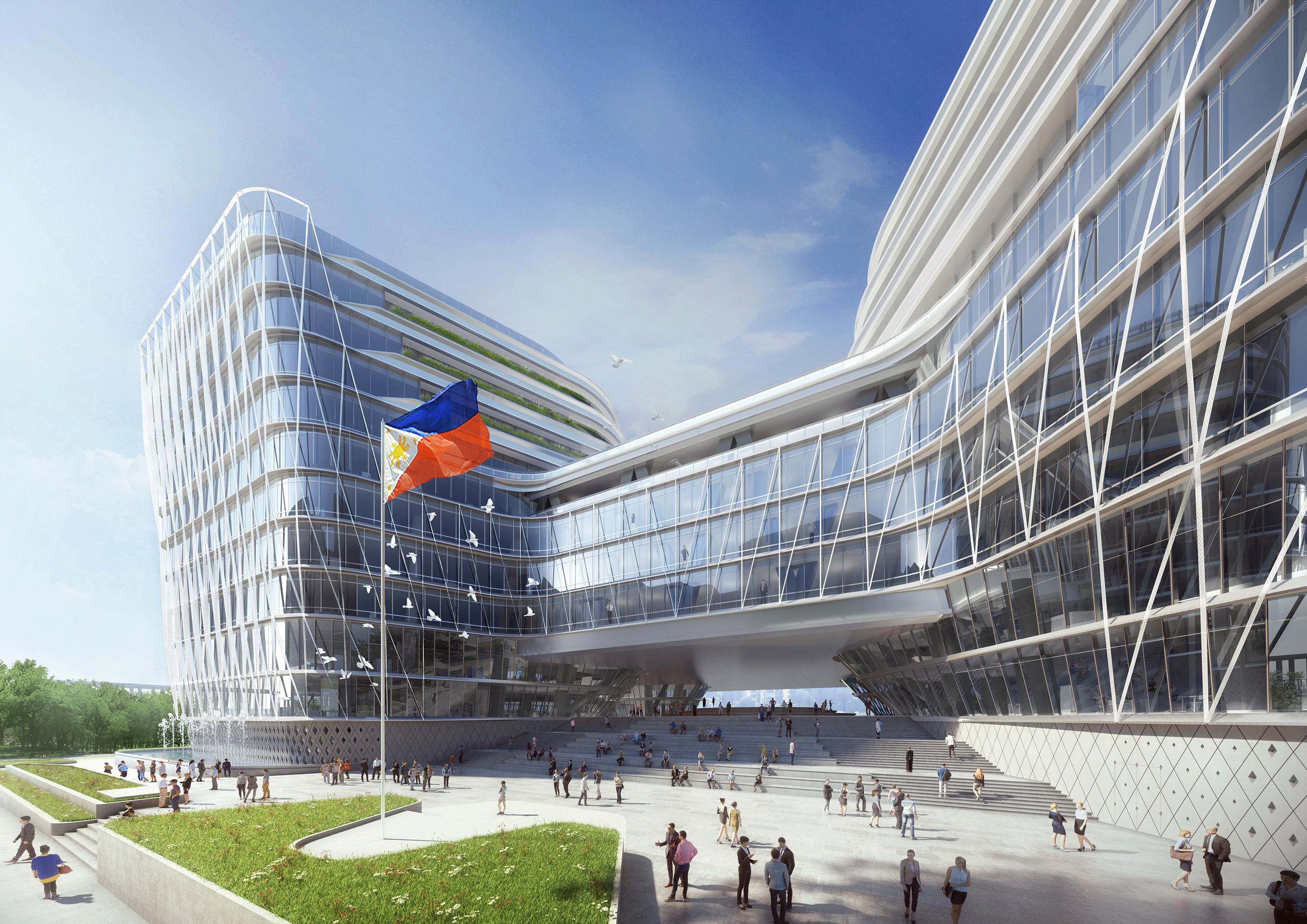 New Senate Building of the Philippines 菲律宾新参议院大楼 | Bryan Chow | Archinect