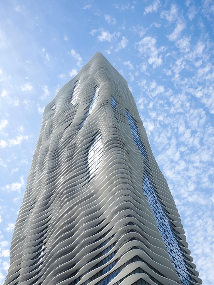 Aqua Tower. Photo by Steve Hall © Hedrich Blessing. Courtesy Studio Gang.