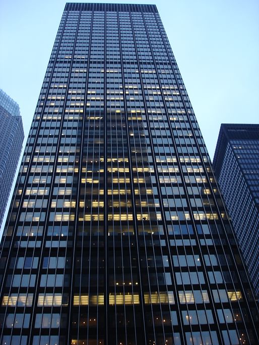 Dead tower walking: the current JPMorgan Chase Tower at 270 Park Ave will likely become the word's tallest intentionally demolished building next year. Image: Wikipedia.