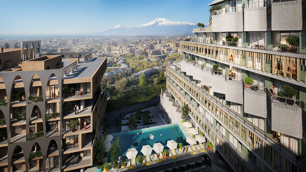 Sunday Towers Residential Complex | Render Vision | Archinect