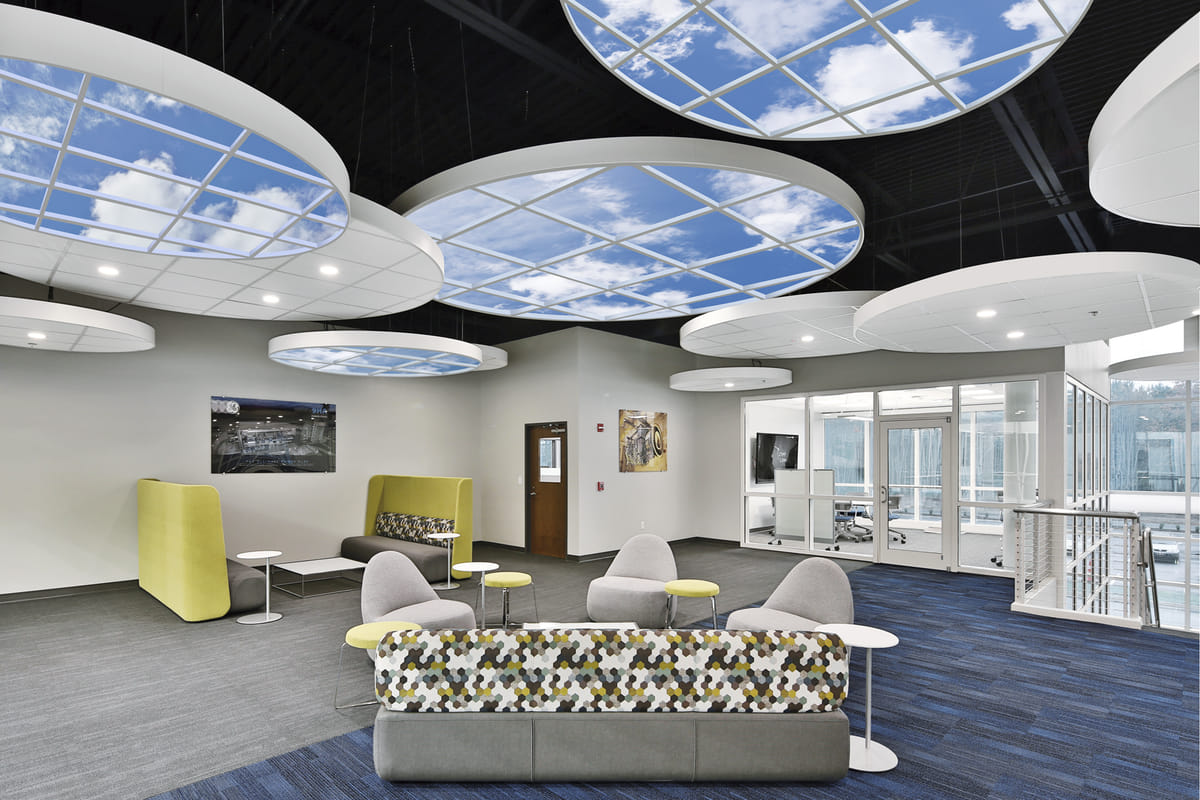 INFINITY: New Spatial illusion for Exposed Ceilings Redefines Vertical ...