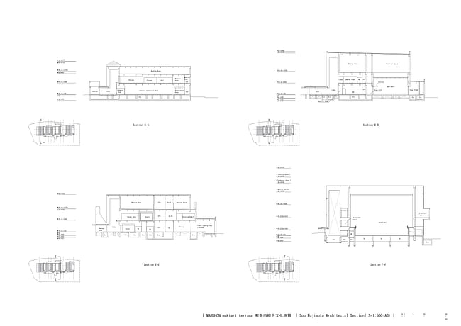 Section Plan 2. Image courtesy Sou Fujimoto Architects