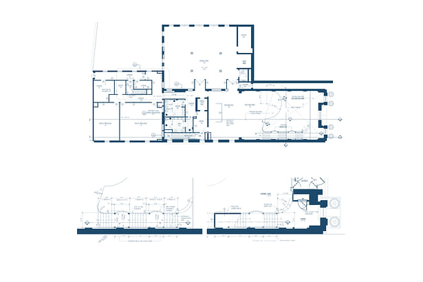 Overall Floor Plan and Stair Plans