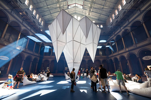 ICEBERGS at the National Building Museum, by James Corner Field Operations. Photo by Timothy Schenck. 