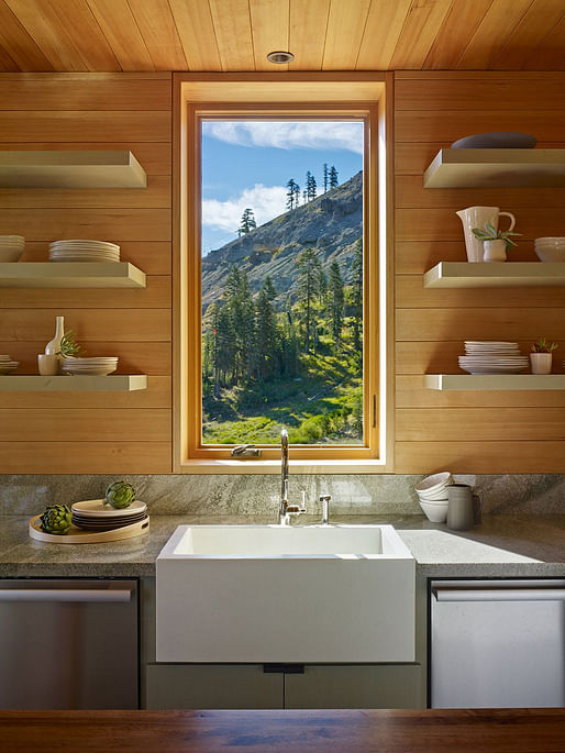 The Crow's Nest Residence in Sugar Bowl Resort, CA by BCV Architecture + Interiors; Photo: Bruce Damonte Photography
