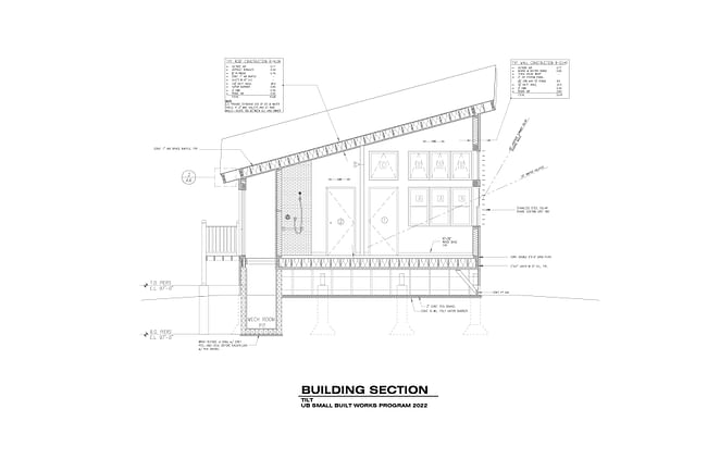 Tilt House drawings. Image courtesy of University at Buffalo