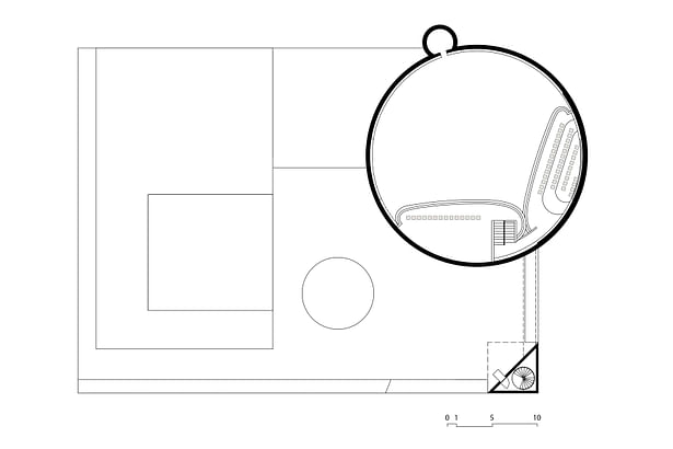 loor plan of the choirs. /Plan Atelier Štěpán 