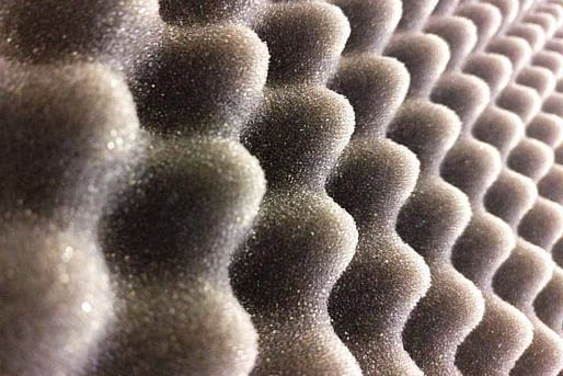 Close-up of acoustic foam. Image: Pixabay