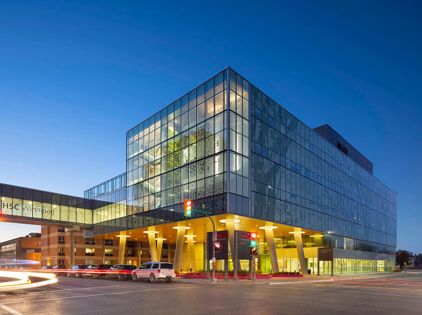 Health Sciences Centre, Women and Newborn Hospital in Winnipeg, Manitoba (Courtesy Parkin Architects)