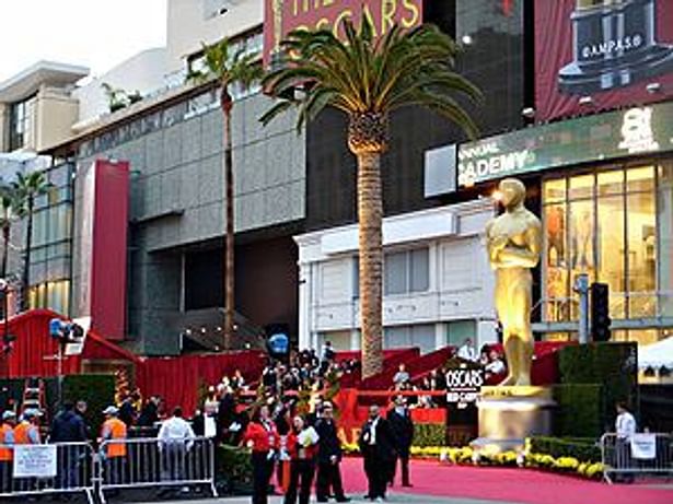 The Dolby Theater side fields