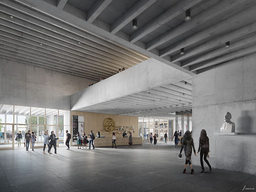 Nobel Center entrance level, David Chipperfield Architects. © Nobelhuset AB. Architecture. 