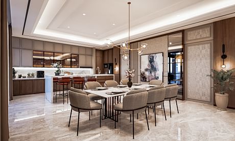 Interior Design - Dining Room, Jakarta, Indonesia