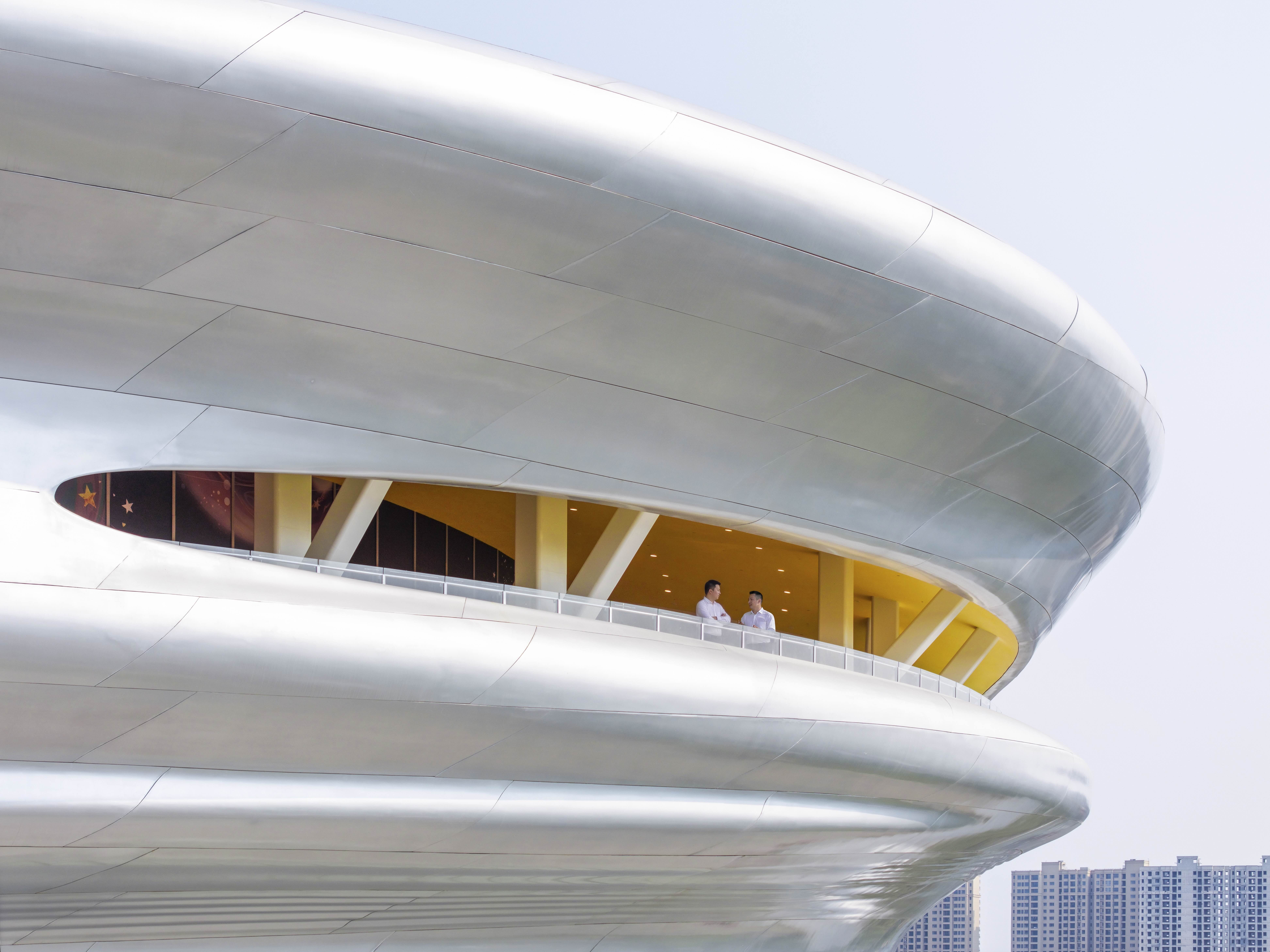 MAD completes spiraling science museum near China spaceport