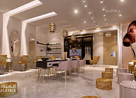 Small beauty salon interior design in Dubai