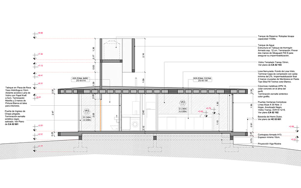 Section - Constructive Longitudinal Section