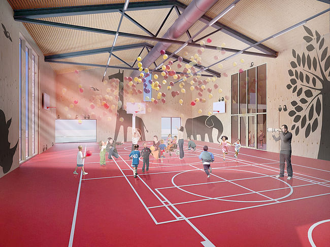 Gym (Image: Mecanoo architecten)