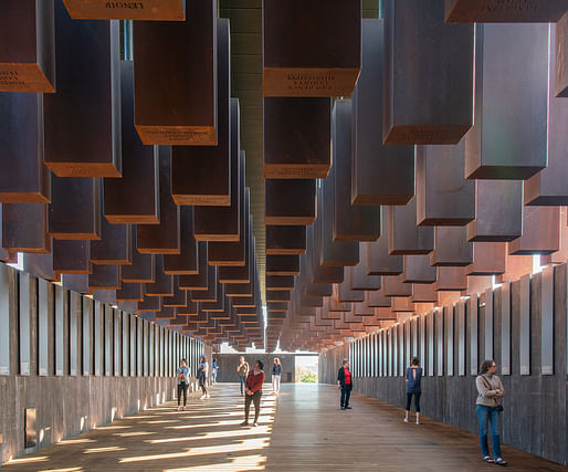The National Memorial for Peace and Justice in Montgomery, Alabama by MASS Design Group.
