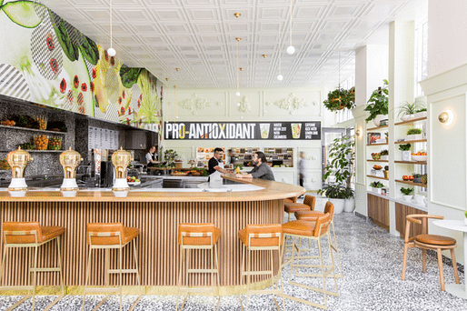 The newly revamped Jamba Juice in Pasadena, CA designed by Bestor Architecture. Photo: Laure Joliet via scpr.org