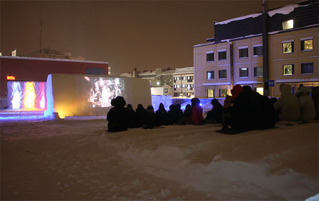 Seating in Snow Theater, Rovaniemi