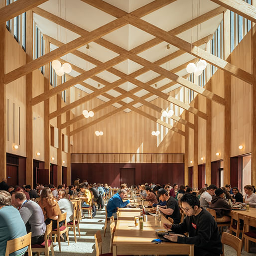 RIBA East winner Dining Hall, Homerton College, Cambridge by Feilden Fowles Architects. Image: Jim Stephenson