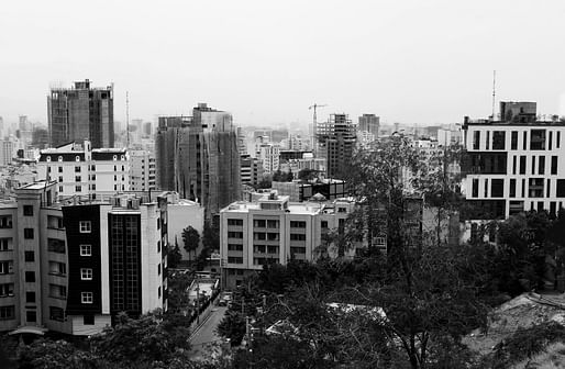 Construction activity by architects, developers, and ordinary builders, 2017, Tehran, Iran. Photo: Razieh Ghorbani. From the 2017 Carter Manny Award for doctoral dissertation research to Razieh Ghorbani for “The Space of Sanctions: Architecture and Construction in Contemporary Iran”.